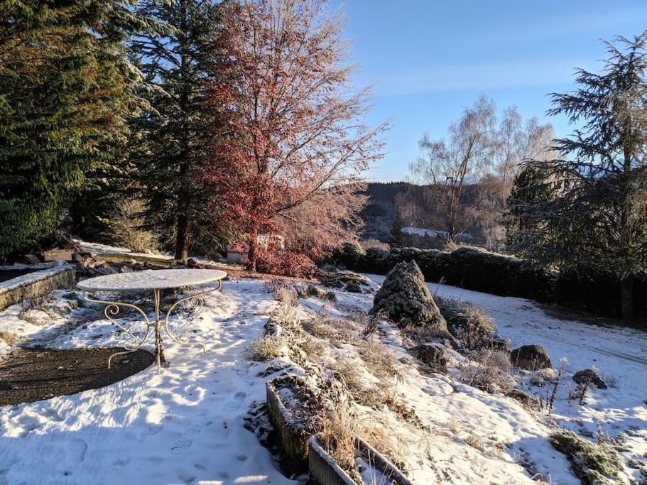 Maison Familiale En Montagne Avec Vue Merveilleuse Sur Le Massif De Belledonne Saint-Bernard  Extérieur photo