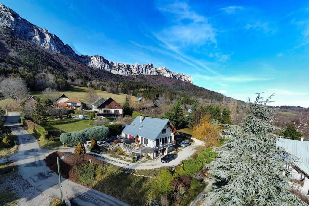 Maison Familiale En Montagne Avec Vue Merveilleuse Sur Le Massif De Belledonne Saint-Bernard  Extérieur photo