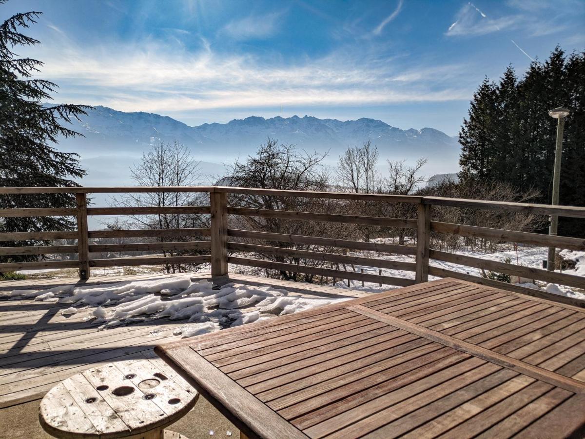 Maison Familiale En Montagne Avec Vue Merveilleuse Sur Le Massif De Belledonne Saint-Bernard  Extérieur photo